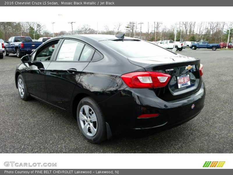 Mosaic Black Metallic / Jet Black 2016 Chevrolet Cruze LS Sedan