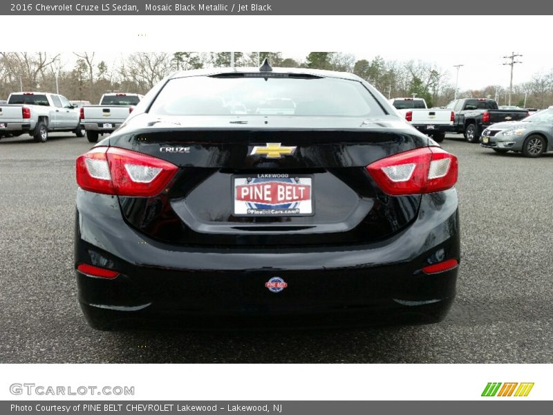 Mosaic Black Metallic / Jet Black 2016 Chevrolet Cruze LS Sedan