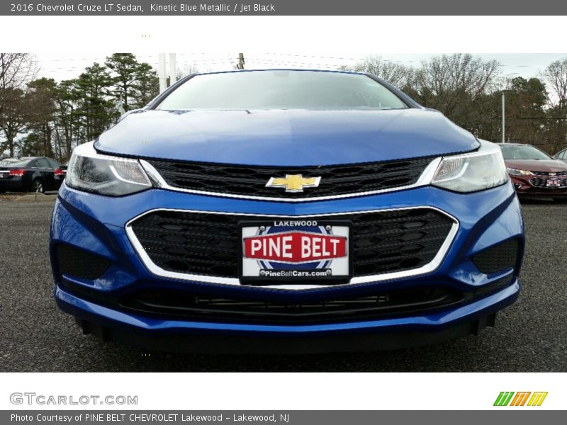 Kinetic Blue Metallic / Jet Black 2016 Chevrolet Cruze LT Sedan