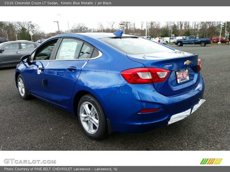 Kinetic Blue Metallic / Jet Black 2016 Chevrolet Cruze LT Sedan