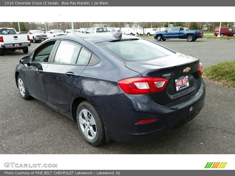 Blue Ray Metallic / Jet Black 2016 Chevrolet Cruze LS Sedan