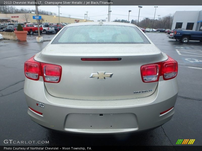 Champagne Silver Metallic / Jet Black/Titanium 2013 Chevrolet Malibu LT