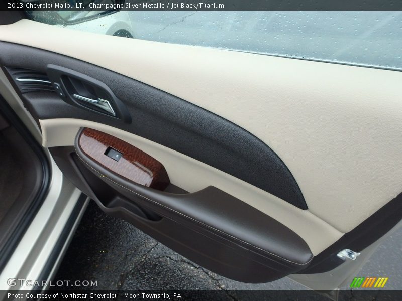 Champagne Silver Metallic / Jet Black/Titanium 2013 Chevrolet Malibu LT