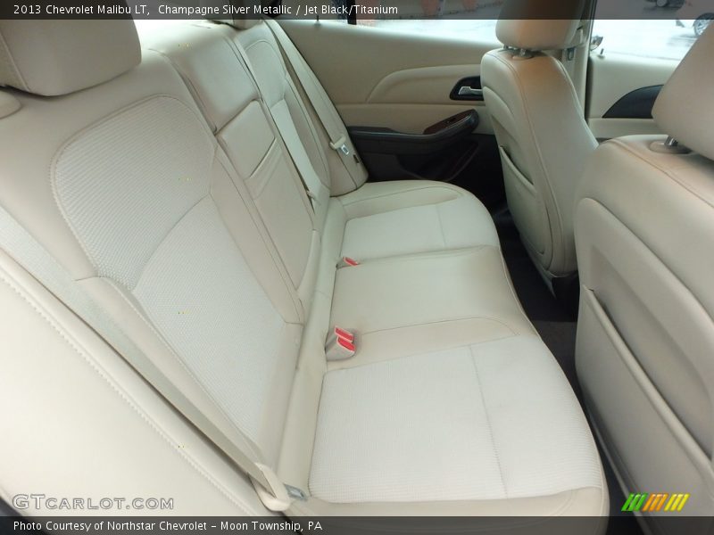Champagne Silver Metallic / Jet Black/Titanium 2013 Chevrolet Malibu LT