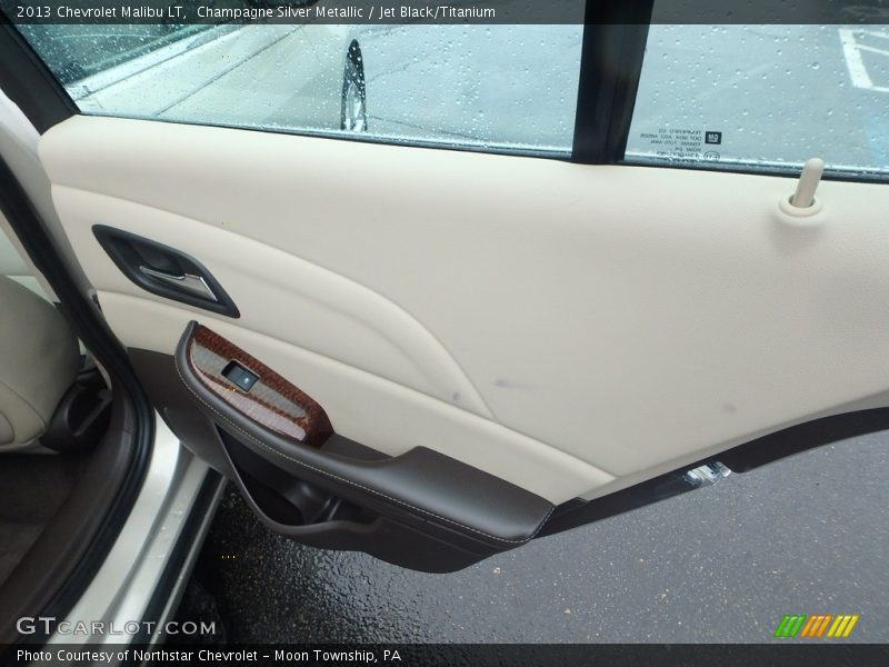 Champagne Silver Metallic / Jet Black/Titanium 2013 Chevrolet Malibu LT