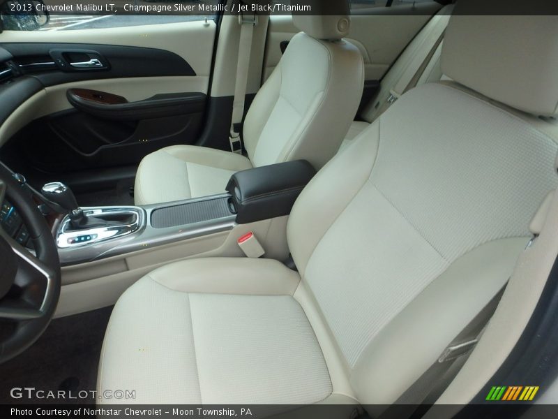Champagne Silver Metallic / Jet Black/Titanium 2013 Chevrolet Malibu LT