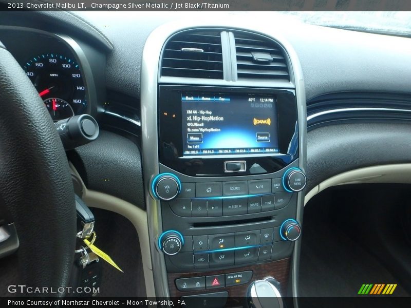 Champagne Silver Metallic / Jet Black/Titanium 2013 Chevrolet Malibu LT