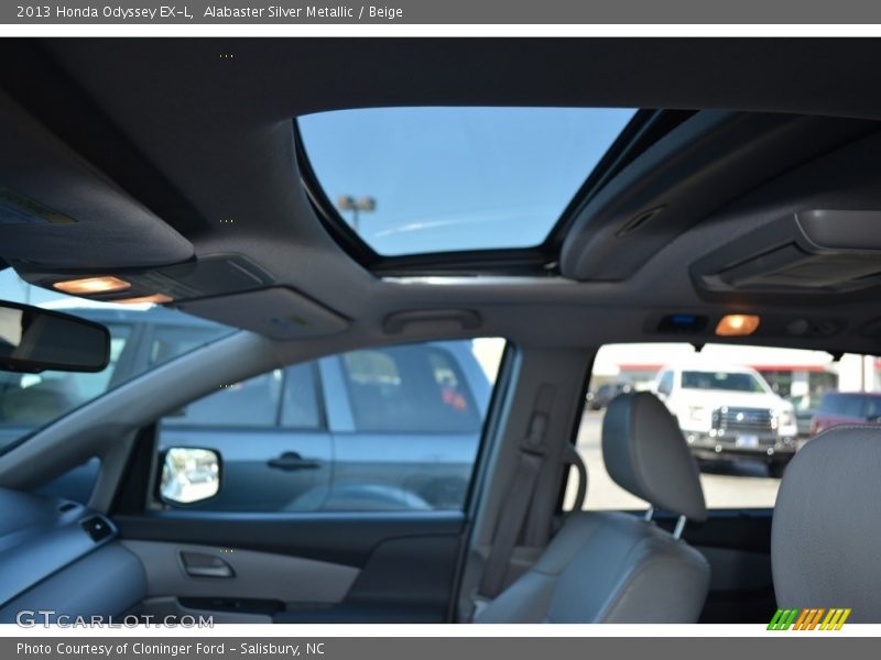 Alabaster Silver Metallic / Beige 2013 Honda Odyssey EX-L