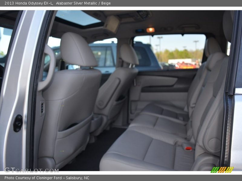 Alabaster Silver Metallic / Beige 2013 Honda Odyssey EX-L