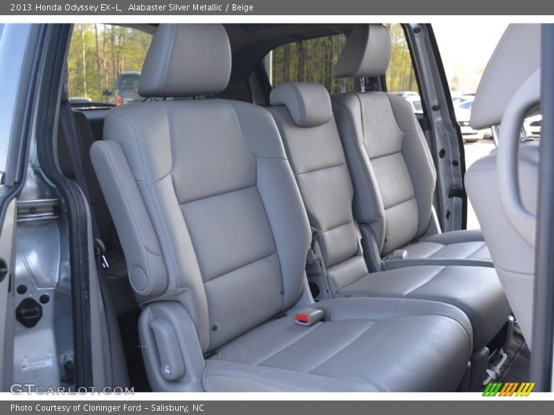 Alabaster Silver Metallic / Beige 2013 Honda Odyssey EX-L