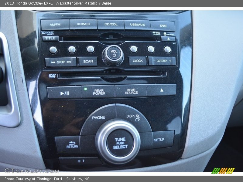 Alabaster Silver Metallic / Beige 2013 Honda Odyssey EX-L