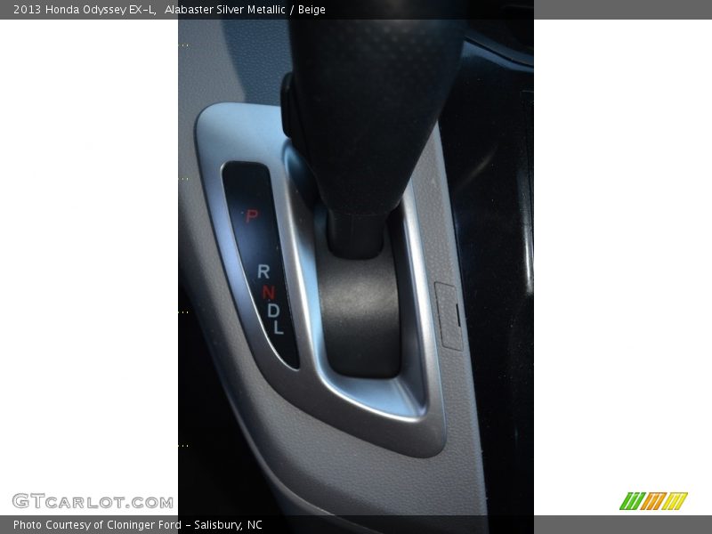 Alabaster Silver Metallic / Beige 2013 Honda Odyssey EX-L