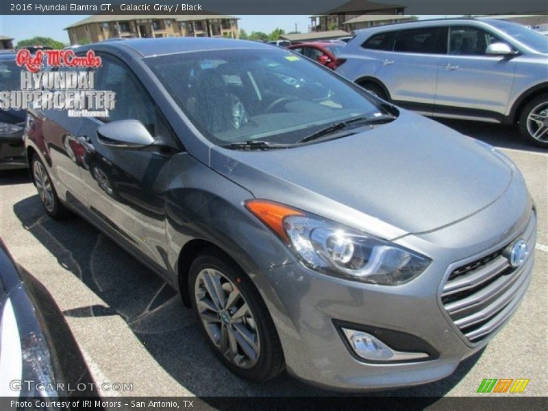 Galactic Gray / Black 2016 Hyundai Elantra GT