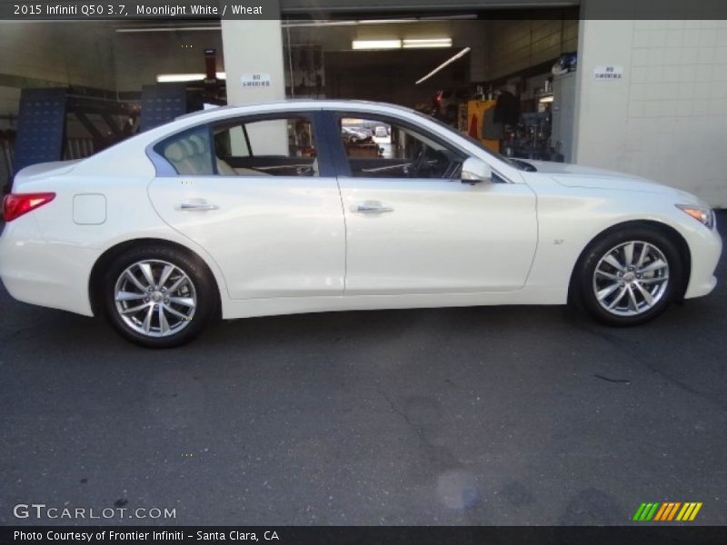 Moonlight White / Wheat 2015 Infiniti Q50 3.7
