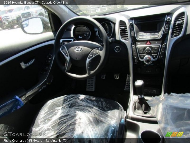 Galactic Gray / Black 2016 Hyundai Elantra GT