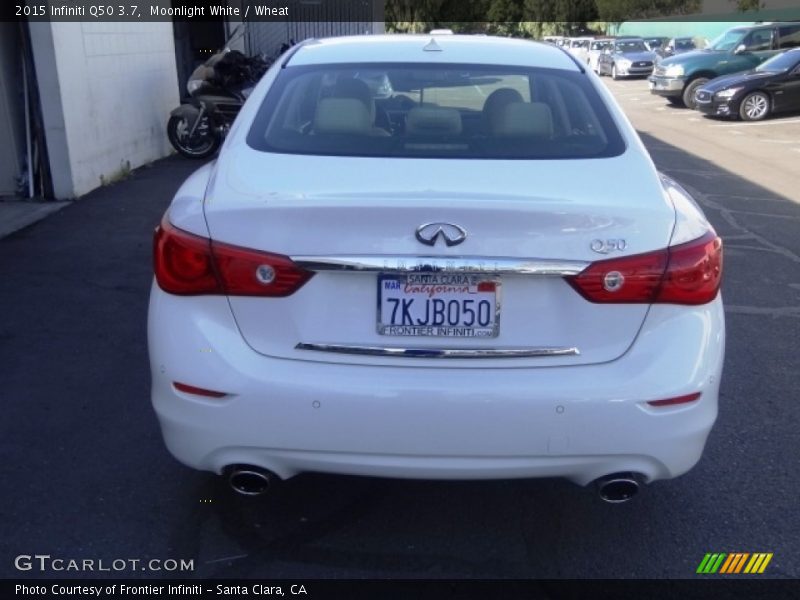 Moonlight White / Wheat 2015 Infiniti Q50 3.7