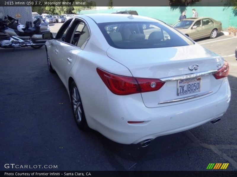 Moonlight White / Wheat 2015 Infiniti Q50 3.7