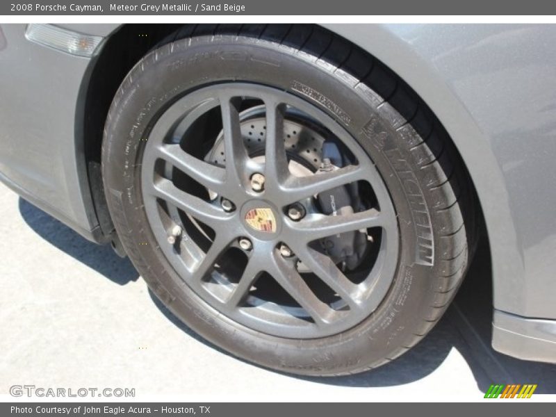Meteor Grey Metallic / Sand Beige 2008 Porsche Cayman