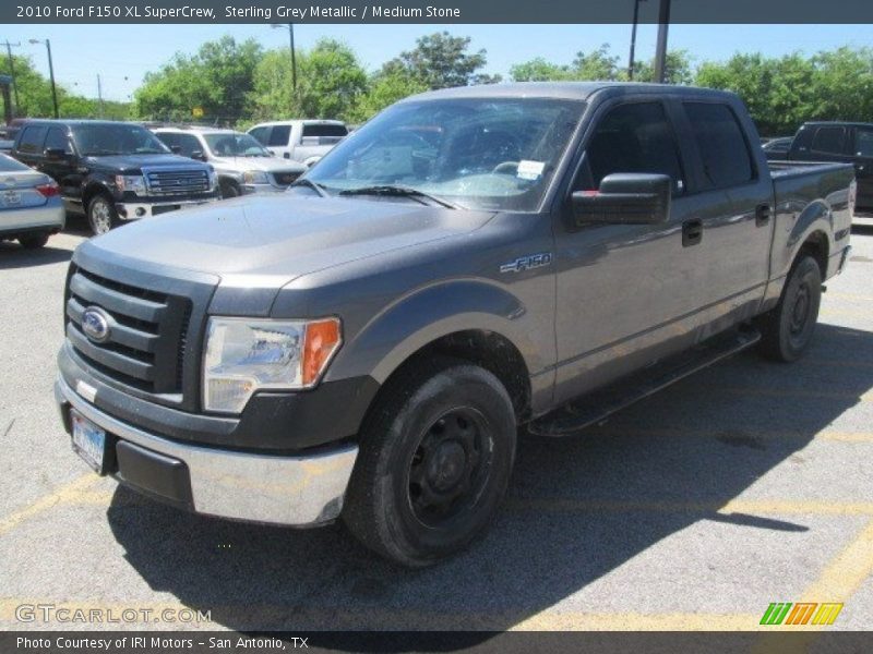 Sterling Grey Metallic / Medium Stone 2010 Ford F150 XL SuperCrew