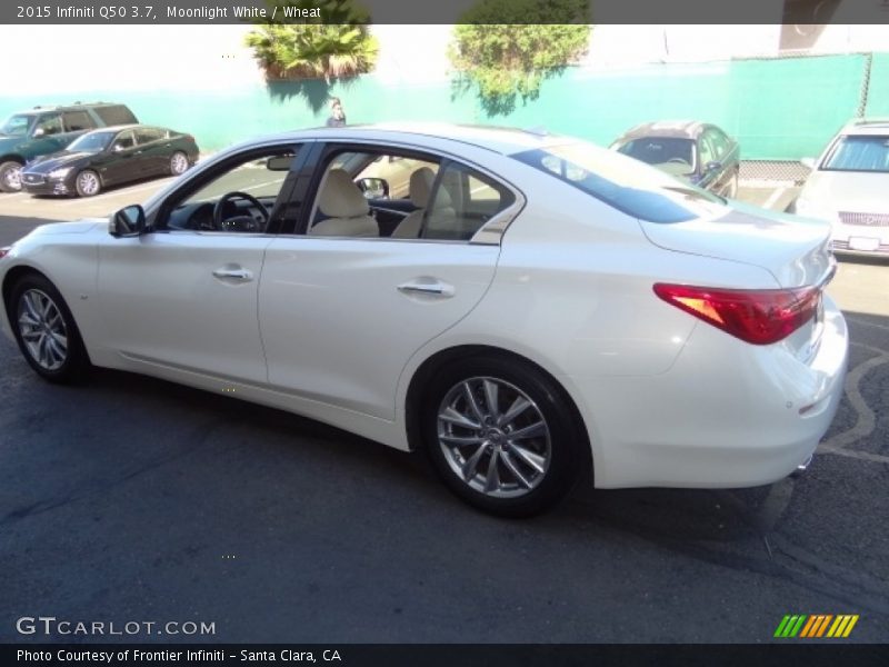 Moonlight White / Wheat 2015 Infiniti Q50 3.7