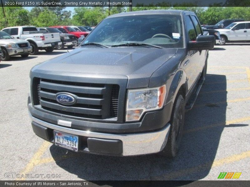 Sterling Grey Metallic / Medium Stone 2010 Ford F150 XL SuperCrew