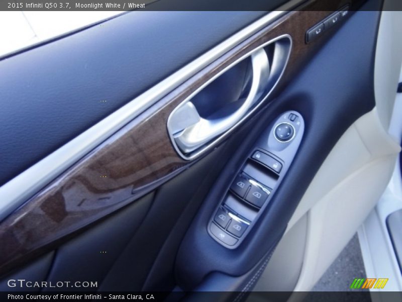 Moonlight White / Wheat 2015 Infiniti Q50 3.7