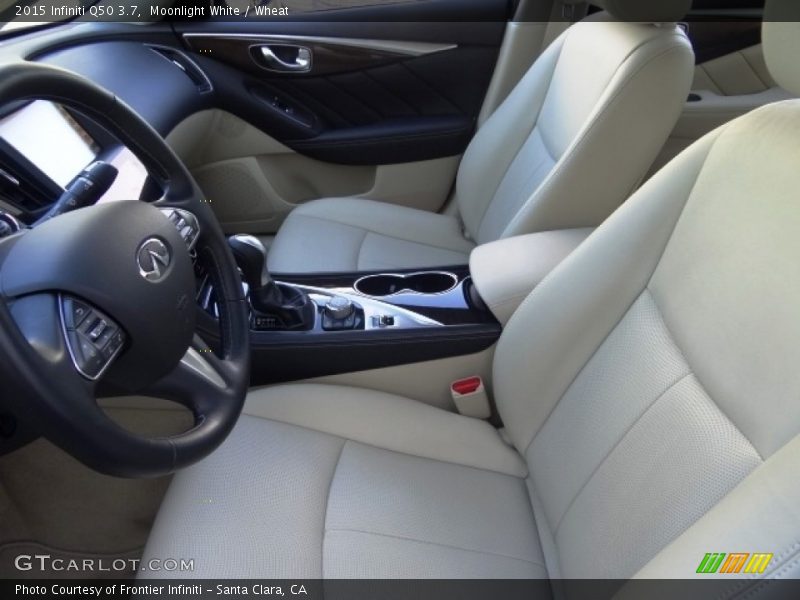 Moonlight White / Wheat 2015 Infiniti Q50 3.7