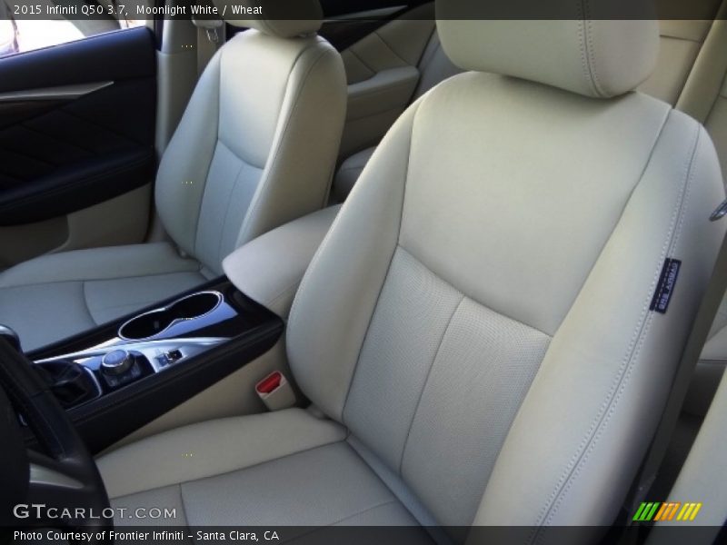 Moonlight White / Wheat 2015 Infiniti Q50 3.7