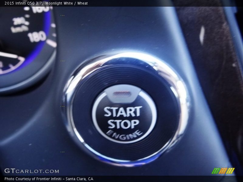 Moonlight White / Wheat 2015 Infiniti Q50 3.7