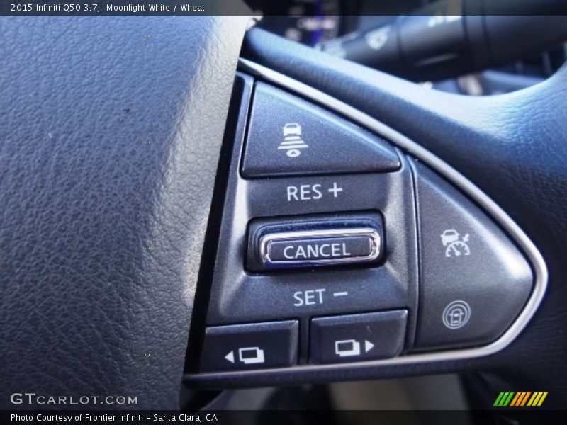 Moonlight White / Wheat 2015 Infiniti Q50 3.7