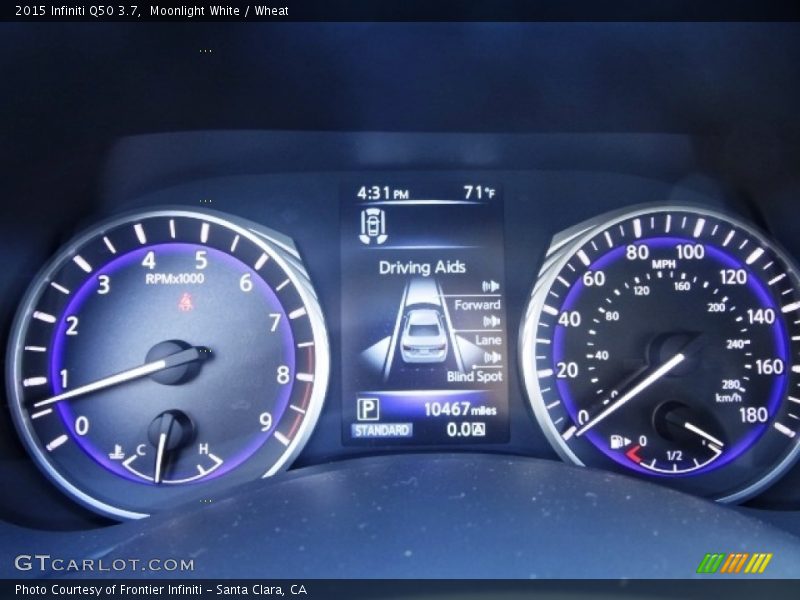Moonlight White / Wheat 2015 Infiniti Q50 3.7