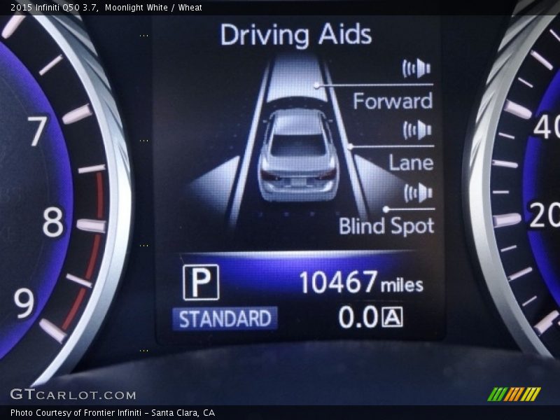 Moonlight White / Wheat 2015 Infiniti Q50 3.7