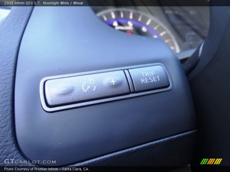 Moonlight White / Wheat 2015 Infiniti Q50 3.7