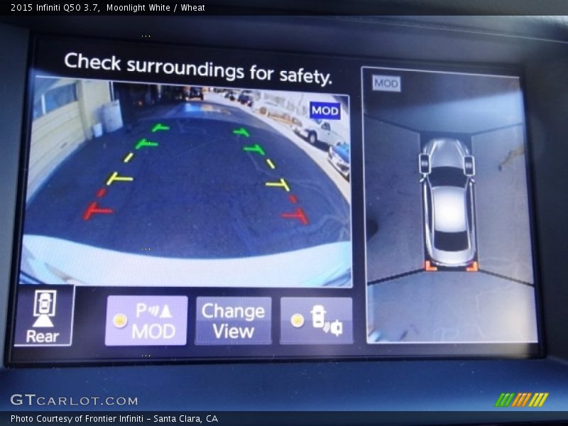 Moonlight White / Wheat 2015 Infiniti Q50 3.7