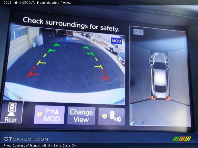 Moonlight White / Wheat 2015 Infiniti Q50 3.7