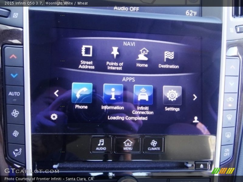 Moonlight White / Wheat 2015 Infiniti Q50 3.7