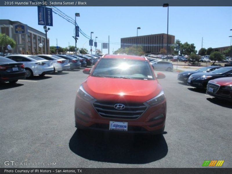 Sedona Sunset / Black 2016 Hyundai Tucson SE