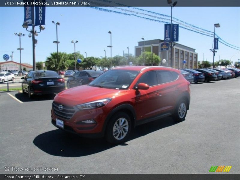 Sedona Sunset / Black 2016 Hyundai Tucson SE