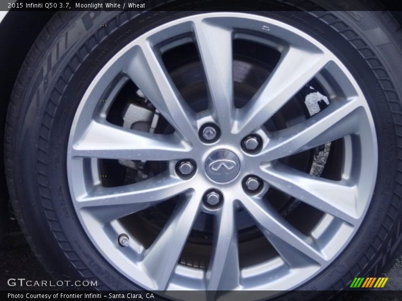 Moonlight White / Wheat 2015 Infiniti Q50 3.7