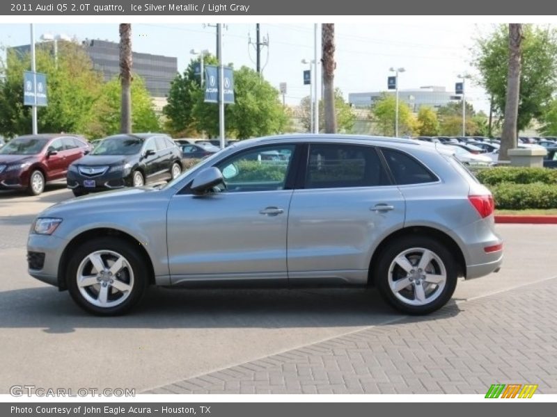 Ice Silver Metallic / Light Gray 2011 Audi Q5 2.0T quattro