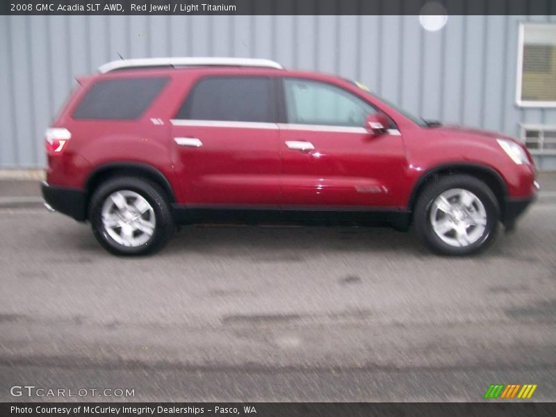 Red Jewel / Light Titanium 2008 GMC Acadia SLT AWD