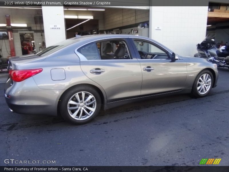 Graphite Shadow / Graphite 2015 Infiniti Q50 Hybrid Premium