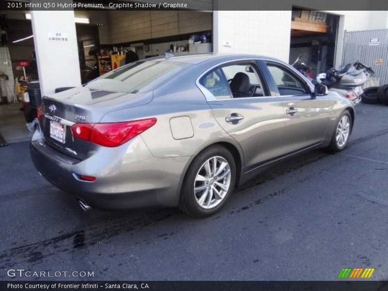 Graphite Shadow / Graphite 2015 Infiniti Q50 Hybrid Premium