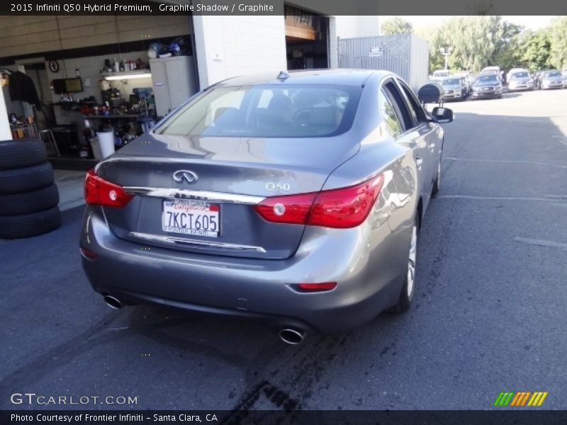 Graphite Shadow / Graphite 2015 Infiniti Q50 Hybrid Premium