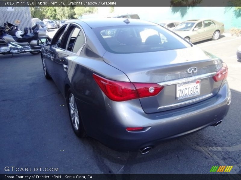 Graphite Shadow / Graphite 2015 Infiniti Q50 Hybrid Premium