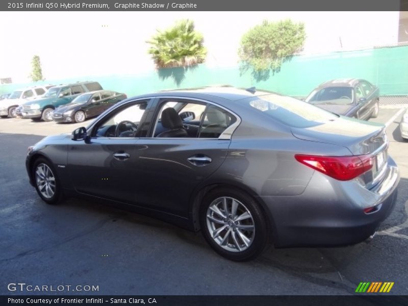 Graphite Shadow / Graphite 2015 Infiniti Q50 Hybrid Premium