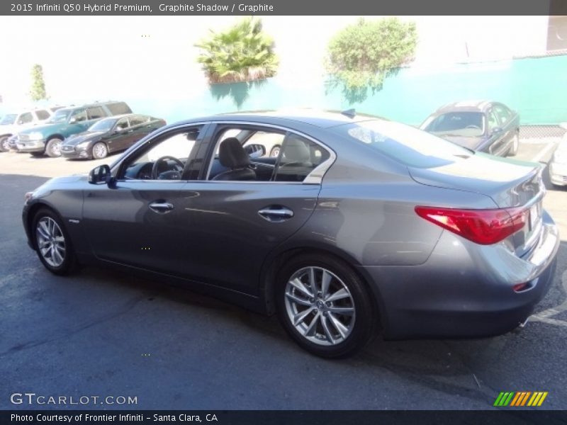 Graphite Shadow / Graphite 2015 Infiniti Q50 Hybrid Premium