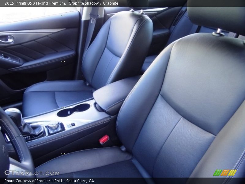 Graphite Shadow / Graphite 2015 Infiniti Q50 Hybrid Premium