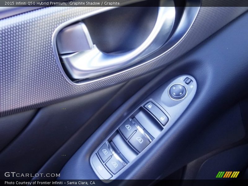 Graphite Shadow / Graphite 2015 Infiniti Q50 Hybrid Premium