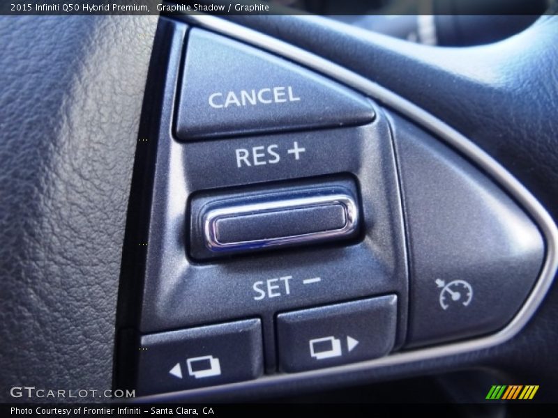 Graphite Shadow / Graphite 2015 Infiniti Q50 Hybrid Premium